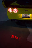 2005-2013 C6 Corvette InfiRai Tail Lights  (Red Look)