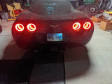 2005-2013 C6 Corvette InfiRai Tail Lights  (Red Look)