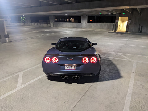 Infirai LED Tail Lights For 2005-2013 Corvette C6 – Smoke Lens, Sequential USA/Euro